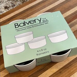 White Ramekins Set - 8 oz, Oven Safe